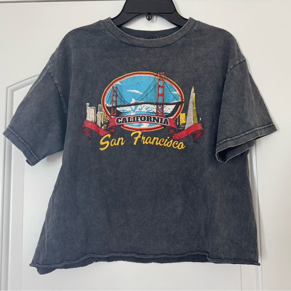 J Galt California - San Francisco Cropped T-Shirt